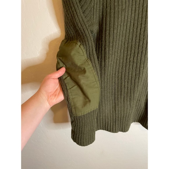 Brigade Quartermasters VINTAGE Military 100% Wool The Woolly Pully Sweater Sz 42 - Picture 6 of 6